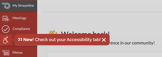 Screenshot of the call out